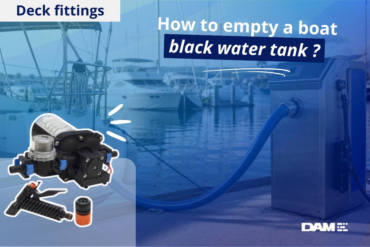 How to empty a boat’s black water tank?